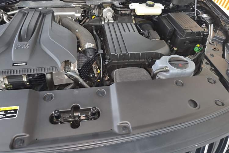 Used Hongqi HS7 PHEV 2025 Model 2.0T PHEV Four-Wheel Drive 2 Million Units Commemorative Edition 6-Seater Engine Bay Left