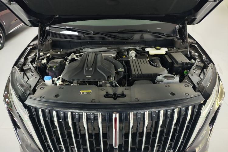 Used Hongqi HS7 PHEV 2025 Model 2.0T PHEV Two-Wheel Drive Qi Xiang Edition 6-Seater Engine Bay