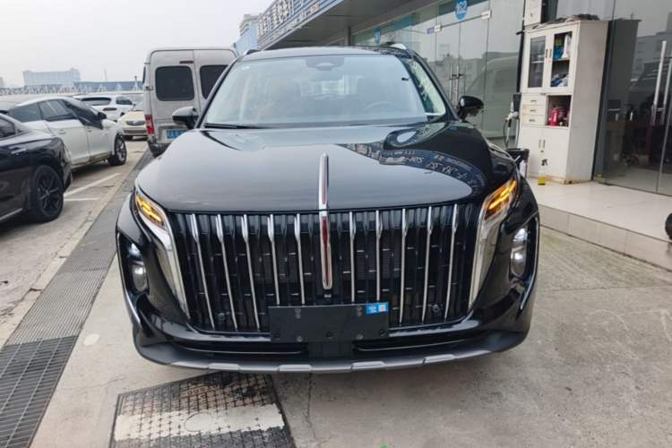 Used Hongqi HS7 PHEV 2025 Model 2.0T PHEV Four-Wheel Drive 2 Million Units Commemorative Edition 6-Seater Front