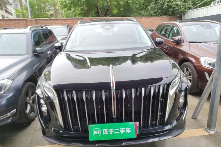 Used Hongqi HS7 PHEV 2025 Model 2.0T PHEV Four-Wheel Drive 2 Million Units Commemorative Edition 6-Seater Front