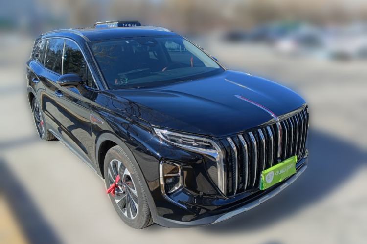 Used Hongqi HS7 PHEV 2025 Model 2.0T PHEV Two-Wheel Drive Qi Xiang Edition 6-Seater Front Right 45 Deg