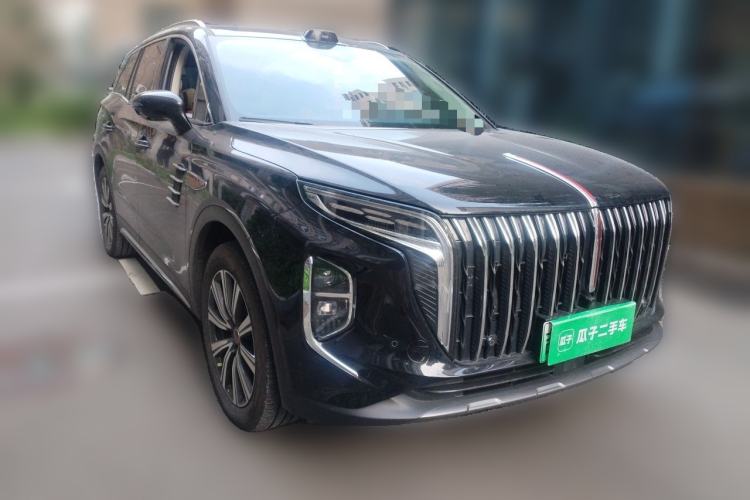 Used Hongqi HS7 PHEV 2025 Model 2.0T PHEV Four-Wheel Drive 2 Million Units Commemorative Edition 6-Seater Front Right 45 Deg