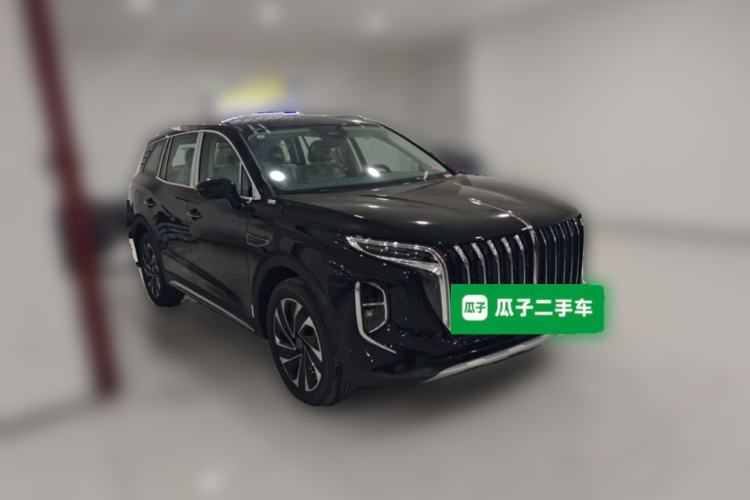 Used Hongqi HS7 PHEV 2025 Model 2.0T PHEV Two-Wheel Drive Qi Xiang Edition 7-Seater Front Right 45 Deg