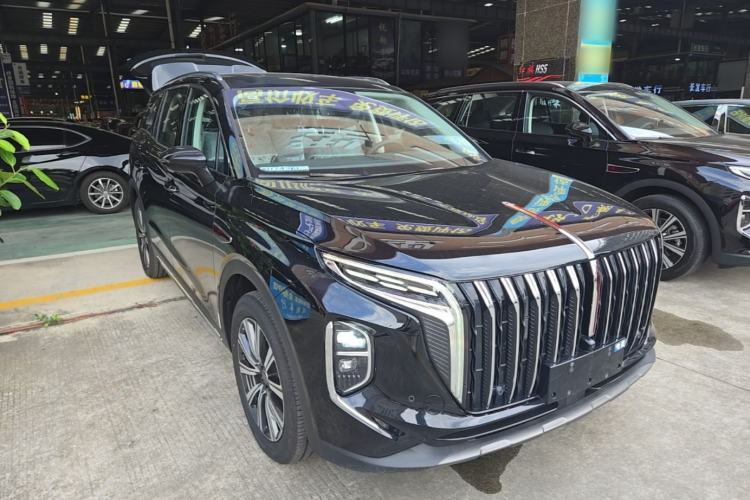 Used Hongqi HS7 PHEV 2025 Model 2.0T PHEV Four-Wheel Drive 2 Million Units Commemorative Edition 6-Seater Front Right 45 Deg