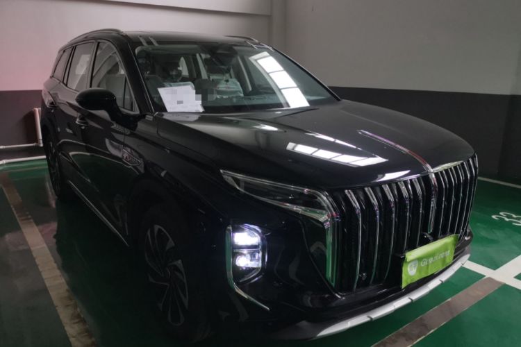 Used Hongqi HS7 PHEV 2025 Model 2.0T PHEV Two-Wheel Drive Qi Xiang Edition 6-Seater Front Right 45 Deg