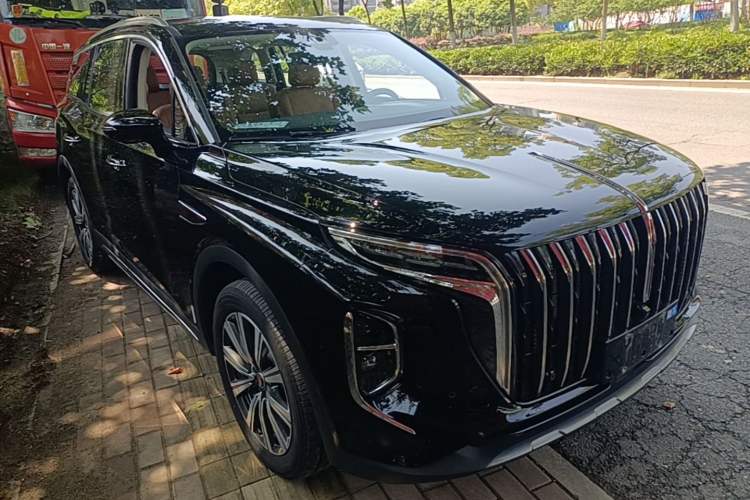 Used Hongqi HS7 PHEV 2025 Model 2.0T PHEV Four-Wheel Drive 2 Million Units Commemorative Edition 6-Seater Front Right 45 Deg