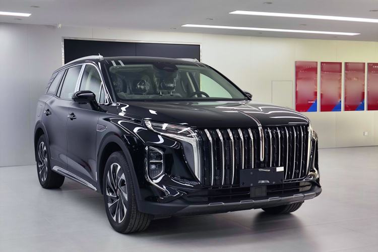 Used Hongqi HS7 PHEV 2025 Model 2.0T PHEV Two-Wheel Drive Qi Xiang Edition 6-Seater Front Right 45 Deg