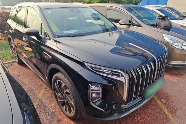 Used Hongqi HS7 PHEV 2025 Model 2.0T PHEV Two-Wheel Drive Qi Xiang Edition 6-Seater Front Right 45 Deg