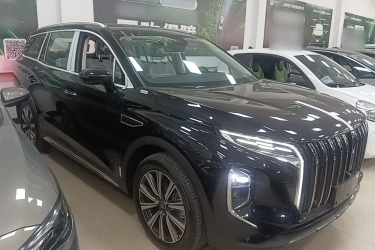 Used Hongqi HS7 PHEV 2025 Model 2.0T PHEV Four-Wheel Drive 2 Million Units Commemorative Edition 6-Seater Front Right 45 Deg