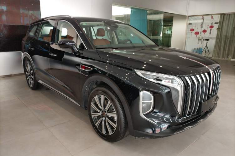 Used Hongqi HS7 PHEV 2025 Model 2.0T PHEV Four-Wheel Drive 2 Million Units Commemorative Edition 6-Seater Front Right 45 Deg