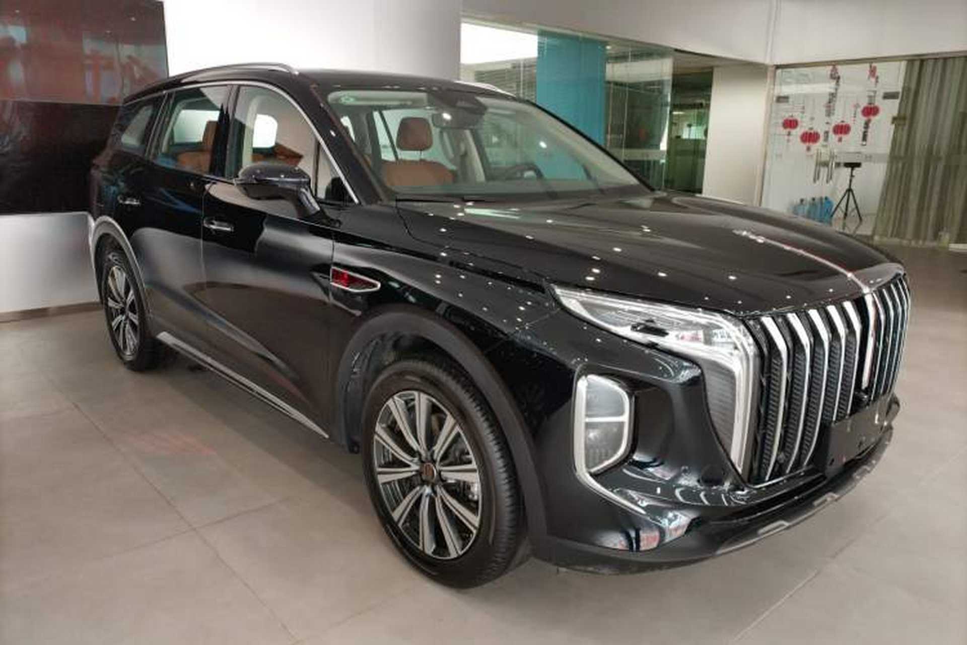 Used Hongqi HS7 PHEV 2025 Model 2.0T PHEV Four-Wheel Drive 2 Million Units Commemorative Edition 6-Seater Front Right 45 Deg
