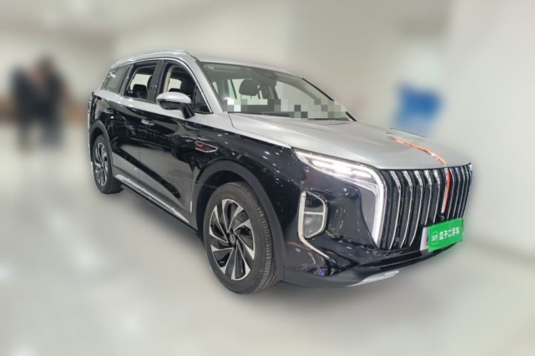 Used Hongqi HS7 PHEV 2025 Model 2.0T PHEV Two-Wheel Drive Qi Xiang Edition 7-Seater Front Right 45 Deg