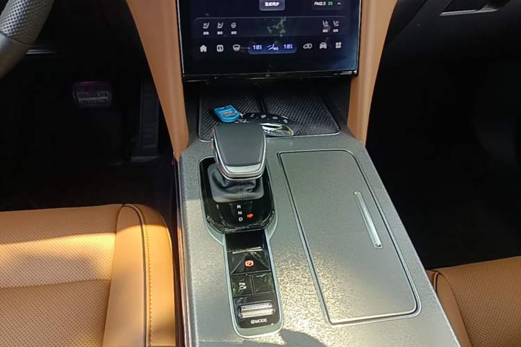 Used Hongqi HS7 PHEV 2025 Model 2.0T PHEV Four-Wheel Drive 2 Million Units Commemorative Edition 6-Seater Gear Lever