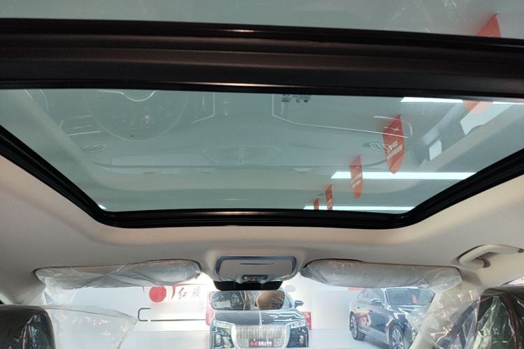 Used Hongqi HS7 PHEV 2025 Model 2.0T PHEV Two-Wheel Drive Qi Xiang Edition 6-Seater Headliner