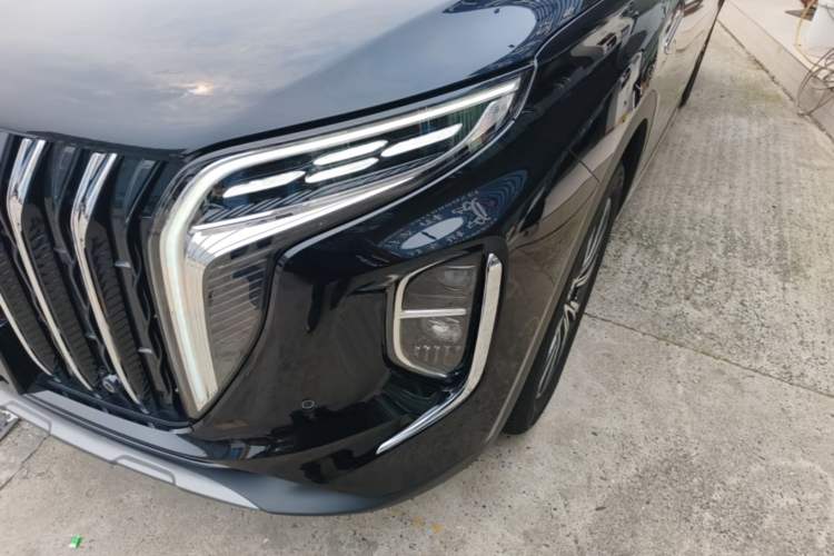 Used Hongqi HS7 PHEV 2025 Model 2.0T PHEV Four-Wheel Drive 2 Million Units Commemorative Edition 6-Seater Left Front Headlight