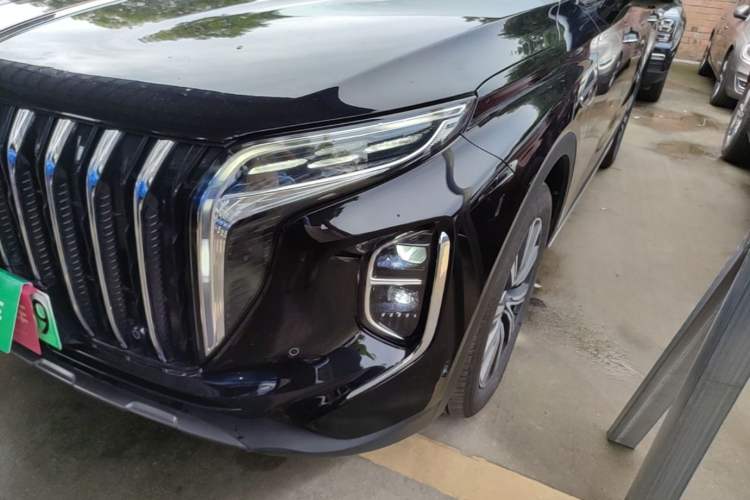 Used Hongqi HS7 PHEV 2025 Model 2.0T PHEV Four-Wheel Drive 2 Million Units Commemorative Edition 6-Seater Left Front Headlight