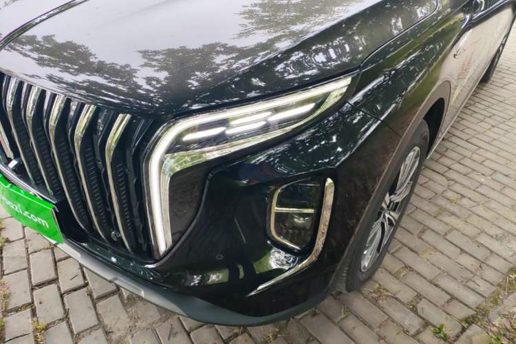 Used Hongqi HS7 PHEV 2025 Model 2.0T PHEV Four-Wheel Drive 2 Million Units Commemorative Edition 6-Seater Left Front Headlight