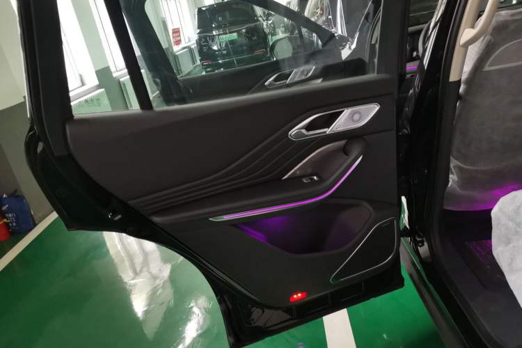 Used Hongqi HS7 PHEV 2025 Model 2.0T PHEV Two-Wheel Drive Qi Xiang Edition 6-Seater Left Rear Door Interior