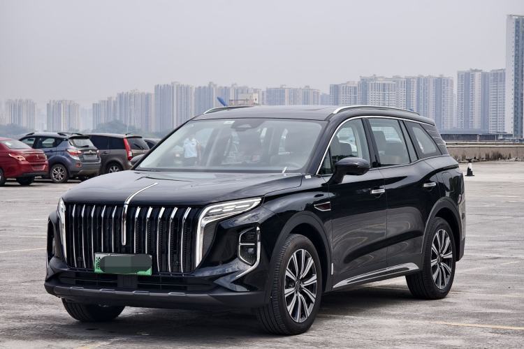 Used Hongqi HS7 PHEV 2025 Model 2.0T PHEV Four-Wheel Drive 2 Million Units Commemorative Edition 6-Seater Guazi used car, China used car export, Used car for sale, Used cars, Cheapest cars for sale