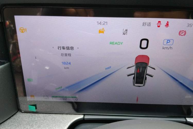 Used Hongqi HS7 PHEV 2025 Model 2.0T PHEV Four-Wheel Drive 2 Million Units Commemorative Edition 6-Seater Odometer Close Up