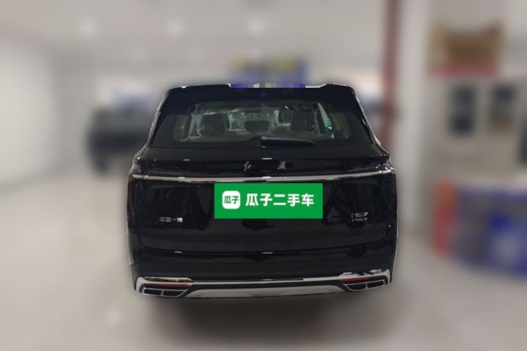 Used Hongqi HS7 PHEV 2025 Model 2.0T PHEV Two-Wheel Drive Qi Xiang Edition 7-Seater Rear