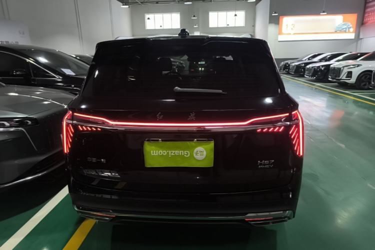 Used Hongqi HS7 PHEV 2025 Model 2.0T PHEV Two-Wheel Drive Qi Xiang Edition 6-Seater Rear