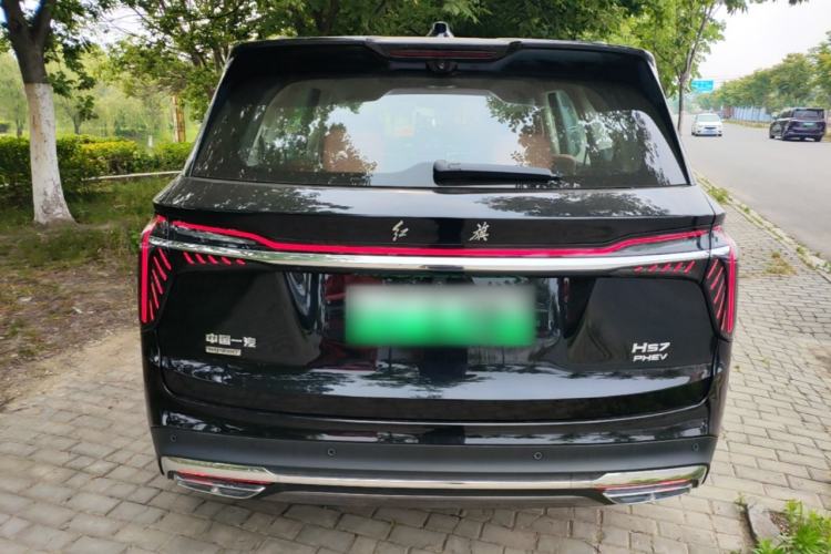 Used Hongqi HS7 PHEV 2025 Model 2.0T PHEV Four-Wheel Drive 2 Million Units Commemorative Edition 6-Seater Rear