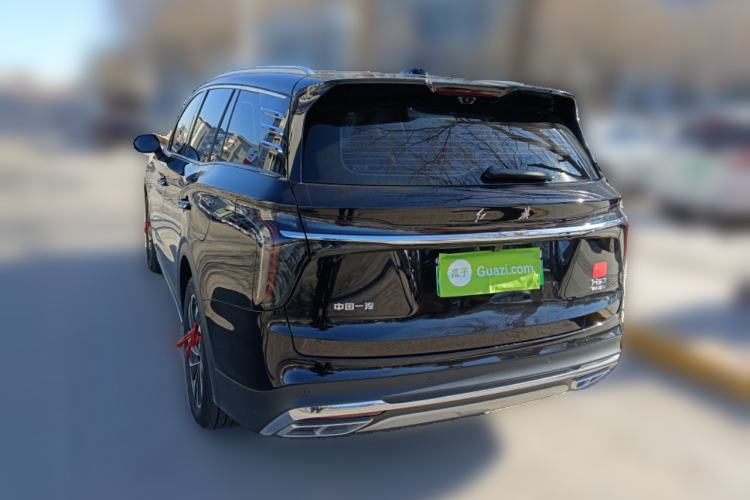 Used Hongqi HS7 PHEV 2025 Model 2.0T PHEV Two-Wheel Drive Qi Xiang Edition 6-Seater Rear Left 45 Deg