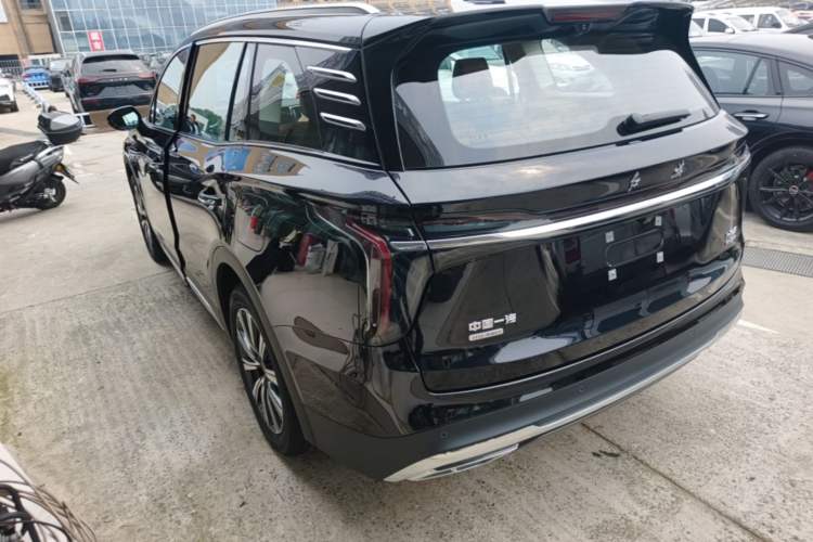 Used Hongqi HS7 PHEV 2025 Model 2.0T PHEV Four-Wheel Drive 2 Million Units Commemorative Edition 6-Seater Rear Left 45 Deg