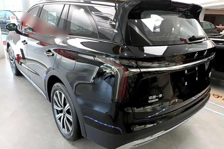 Used Hongqi HS7 PHEV 2025 Model 2.0T PHEV Four-Wheel Drive 2 Million Units Commemorative Edition 6-Seater Rear Left 45 Deg