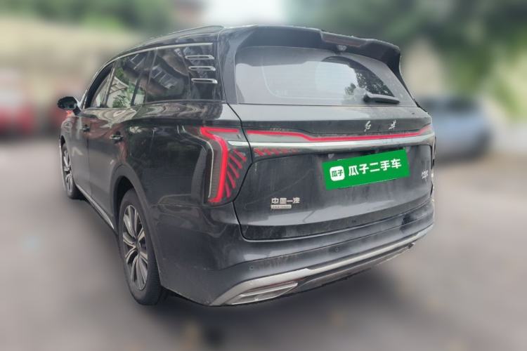 Used Hongqi HS7 PHEV 2025 Model 2.0T PHEV Four-Wheel Drive 2 Million Units Commemorative Edition 6-Seater Rear Left 45 Deg