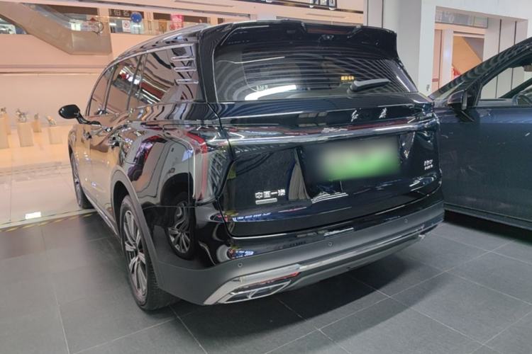 Used Hongqi HS7 PHEV 2025 Model 2.0T PHEV Four-Wheel Drive 2 Million Units Commemorative Edition 6-Seater Rear Left 45 Deg