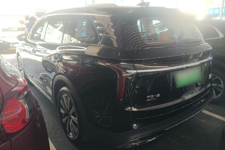 Used Hongqi HS7 PHEV 2025 Model 2.0T PHEV Four-Wheel Drive 2 Million Units Commemorative Edition 6-Seater Rear Left 45 Deg