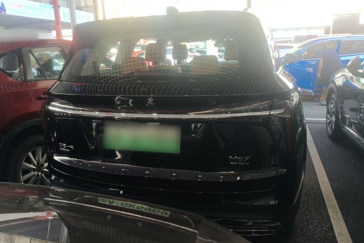 Used Hongqi HS7 PHEV 2025 Model 2.0T PHEV Four-Wheel Drive 2 Million Units Commemorative Edition 6-Seater Rear