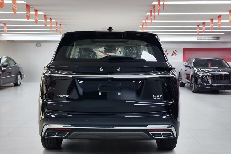 Used Hongqi HS7 PHEV 2025 Model 2.0T PHEV Two-Wheel Drive Qi Xiang Edition 6-Seater Rear