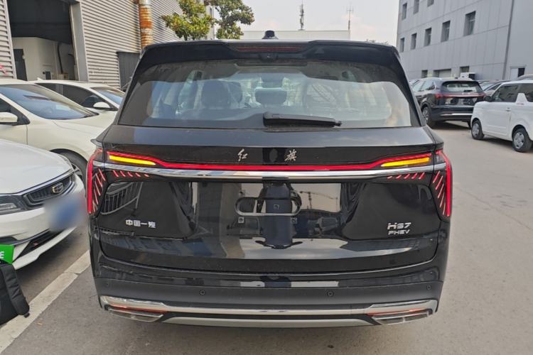 Used Hongqi HS7 PHEV 2025 Model 2.0T PHEV Two-Wheel Drive Qi Xiang Edition 7-Seater Rear