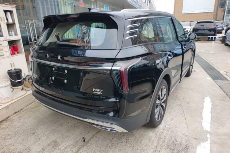 Used Hongqi HS7 PHEV 2025 Model 2.0T PHEV Four-Wheel Drive 2 Million Units Commemorative Edition 6-Seater Rear Right 45 Deg