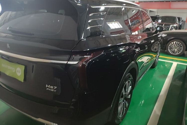 Used Hongqi HS7 PHEV 2025 Model 2.0T PHEV Four-Wheel Drive 2 Million Units Commemorative Edition 6-Seater Rear Right 45 Deg