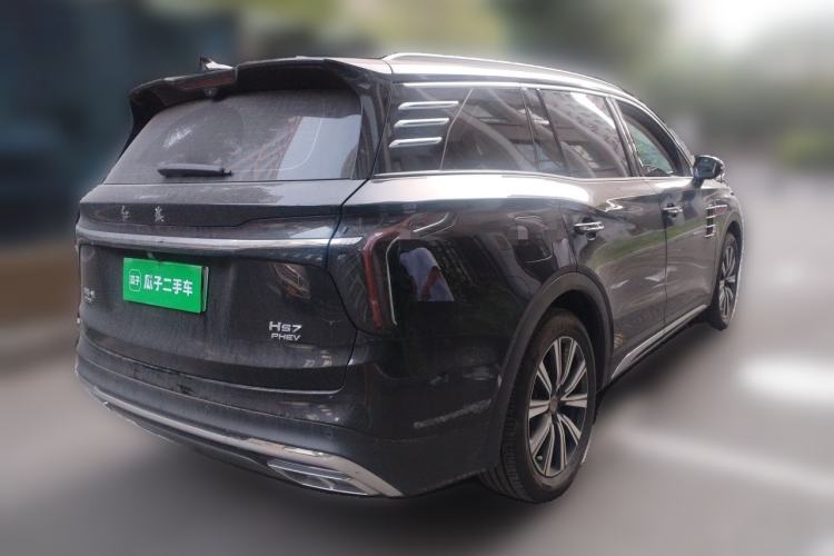Used Hongqi HS7 PHEV 2025 Model 2.0T PHEV Four-Wheel Drive 2 Million Units Commemorative Edition 6-Seater Rear Right 45 Deg