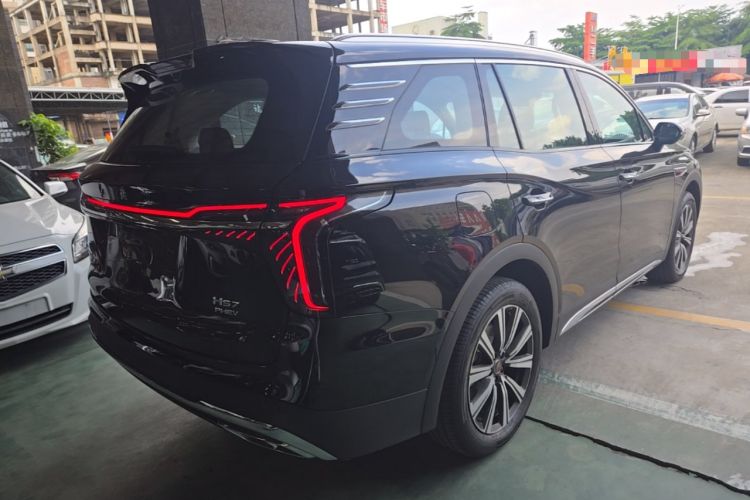 Used Hongqi HS7 PHEV 2025 Model 2.0T PHEV Four-Wheel Drive 2 Million Units Commemorative Edition 6-Seater Rear Right 45 Deg