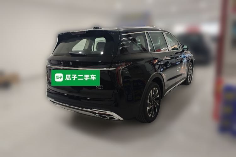Used Hongqi HS7 PHEV 2025 Model 2.0T PHEV Two-Wheel Drive Qi Xiang Edition 7-Seater Rear Right 45 Deg