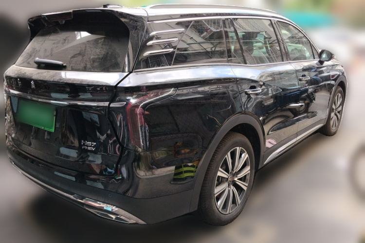 Used Hongqi HS7 PHEV 2025 Model 2.0T PHEV Four-Wheel Drive 2 Million Units Commemorative Edition 6-Seater Rear Right 45 Deg