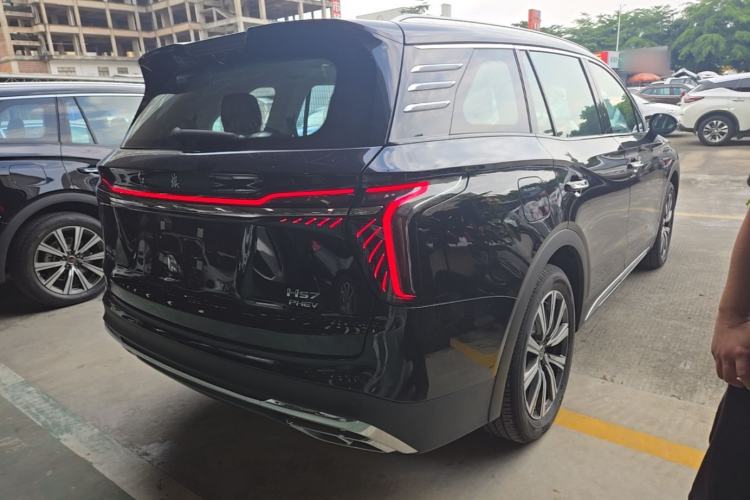 Used Hongqi HS7 PHEV 2025 Model 2.0T PHEV Four-Wheel Drive 2 Million Units Commemorative Edition 6-Seater Rear Right 45 Deg