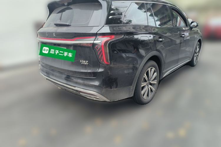 Used Hongqi HS7 PHEV 2025 Model 2.0T PHEV Four-Wheel Drive 2 Million Units Commemorative Edition 6-Seater Rear Right 45 Deg