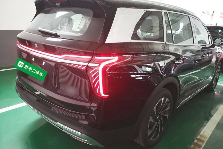 Used Hongqi HS7 PHEV 2025 Model 2.0T PHEV Two-Wheel Drive Qi Xiang Edition 6-Seater Rear Right 45 Deg