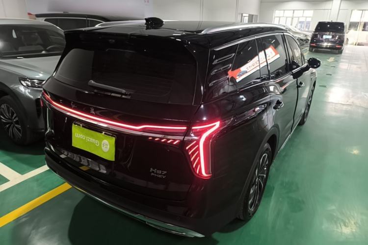 Used Hongqi HS7 PHEV 2025 Model 2.0T PHEV Two-Wheel Drive Qi Xiang Edition 6-Seater Rear Right 45 Deg