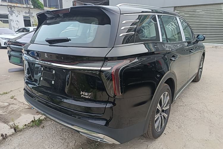 Used Hongqi HS7 PHEV 2025 Model 2.0T PHEV Four-Wheel Drive 2 Million Units Commemorative Edition 6-Seater Rear Right 45 Deg