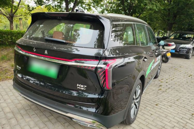 Used Hongqi HS7 PHEV 2025 Model 2.0T PHEV Four-Wheel Drive 2 Million Units Commemorative Edition 6-Seater Rear Right 45 Deg