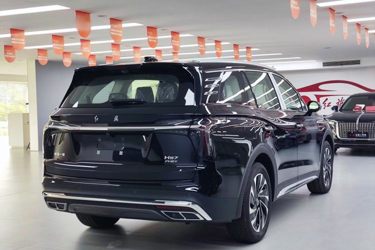 Used Hongqi HS7 PHEV 2025 Model 2.0T PHEV Two-Wheel Drive Qi Xiang Edition 6-Seater Rear Right 45 Deg