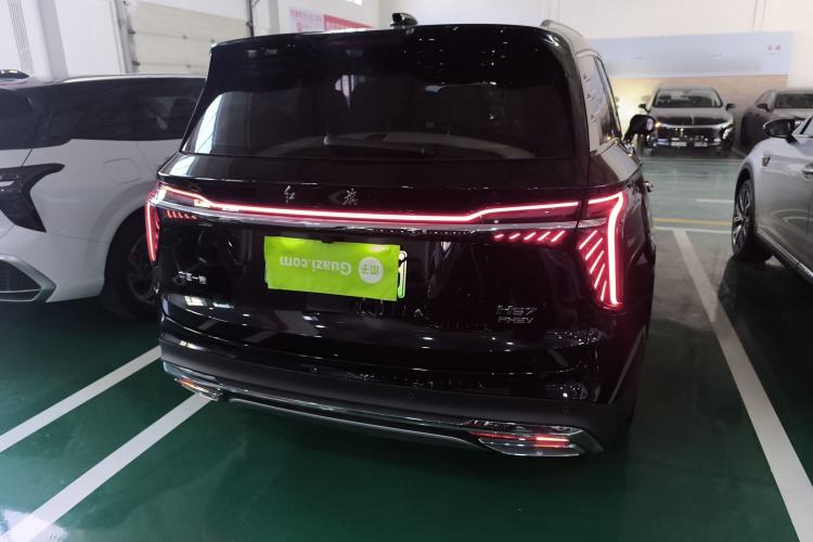 Used Hongqi HS7 PHEV 2025 Model 2.0T PHEV Two-Wheel Drive Qi Xiang Edition 6-Seater Rear